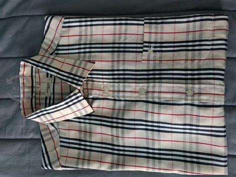 camisa burberry original como saber|Burberry shirt sale men's.